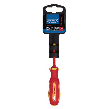 DRAPER Ergo Plus ; VDE No.0 x 60mm Cross Slot Screwdriver: Model No.965CS