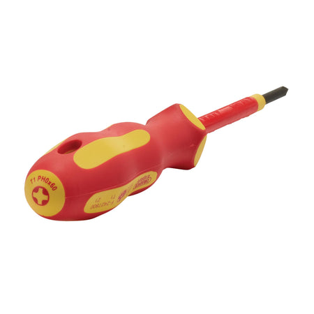 DRAPER Ergo Plus ; VDE No.0 x 60mm Cross Slot Screwdriver: Model No.965CS