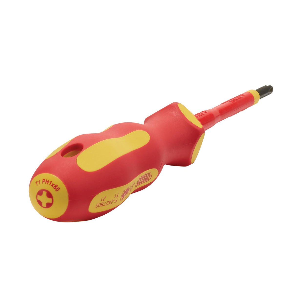 DRAPER Ergo Plus ; VDE No.1 x 80mm Cross Slot Screwdriver: Model No.965CS