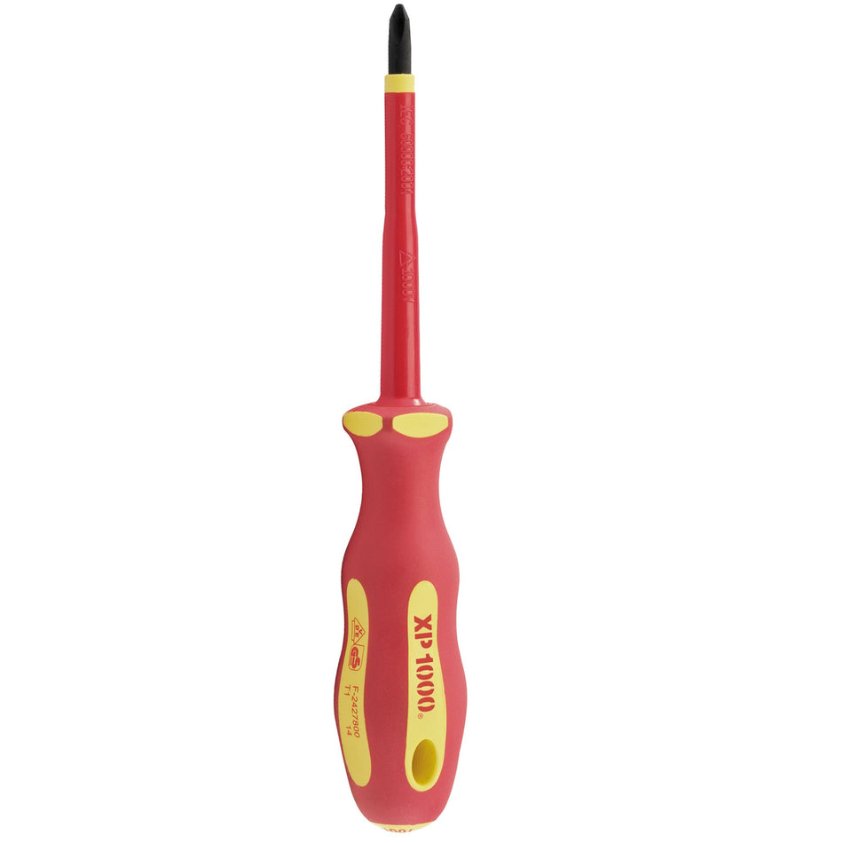 DRAPER Ergo Plus ; VDE No.2 x 100mm Cross Slot Screwdriver: Model No.965CS
