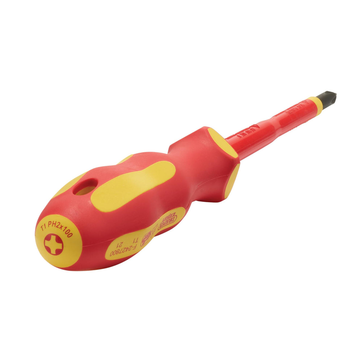 DRAPER Ergo Plus ; VDE No.2 x 100mm Cross Slot Screwdriver: Model No.965CS
