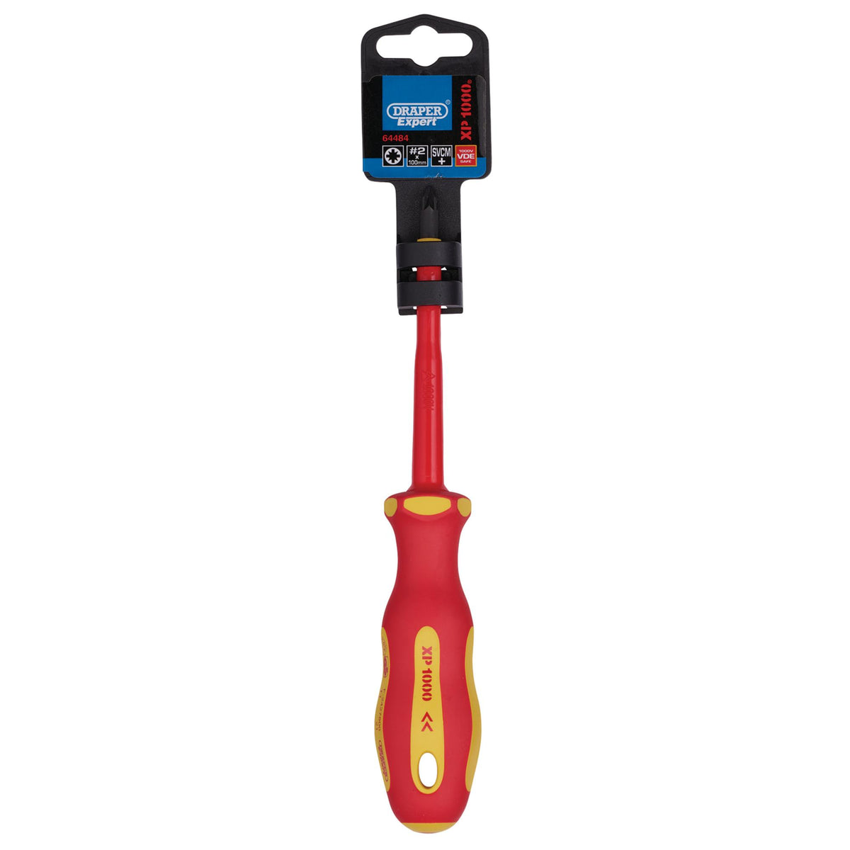 DRAPER Ergo Plus ; VDE No.2 x 100mm PZ Slot Screwdriver: Model No.965PZ