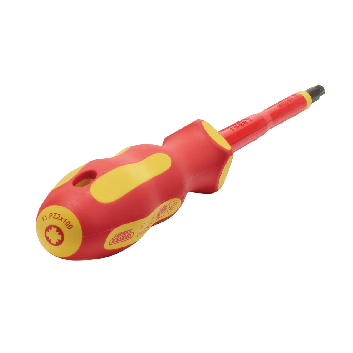 DRAPER Ergo Plus ; VDE No.2 x 100mm PZ Slot Screwdriver: Model No.965PZ