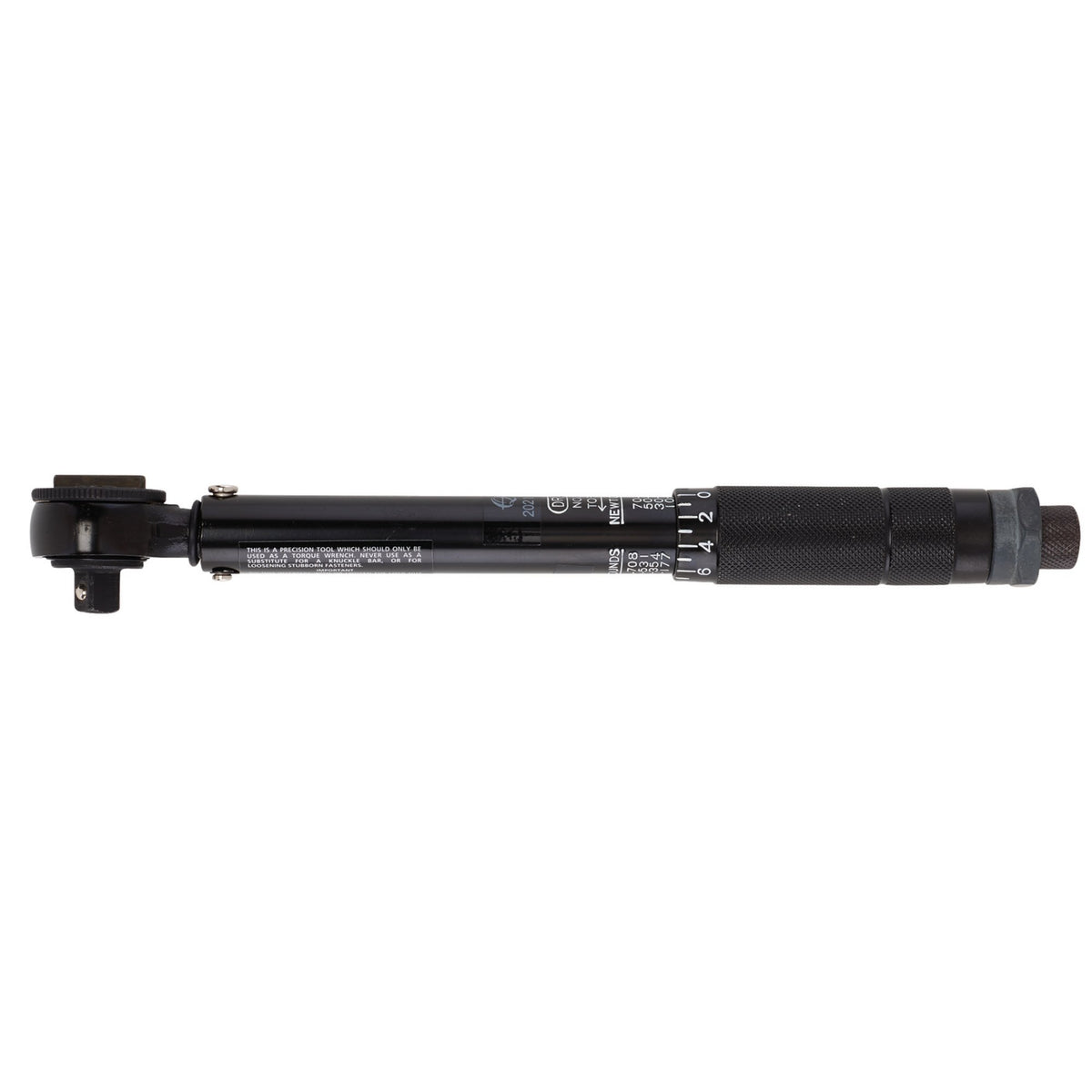 DRAPER 3/8" Square Drive 10 - 80Nm or 88.5-708lb-ft Ratchet Torque Wrench : Model No.3004A/BK