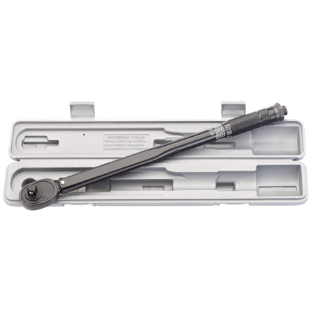 DRAPER 1/2" Square Drive 30 - 210Nm or 22.1-154.9lb-ft Ratchet Torque Wrench : Model No.3001A/BK