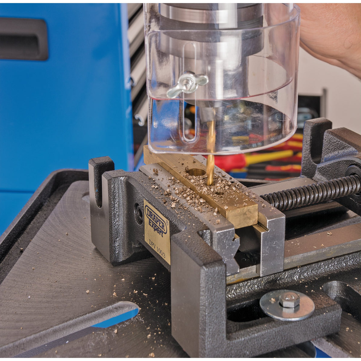 DRAPER Expert 100mm 3 Way Drill Press Vice: Model No.DPV100/3