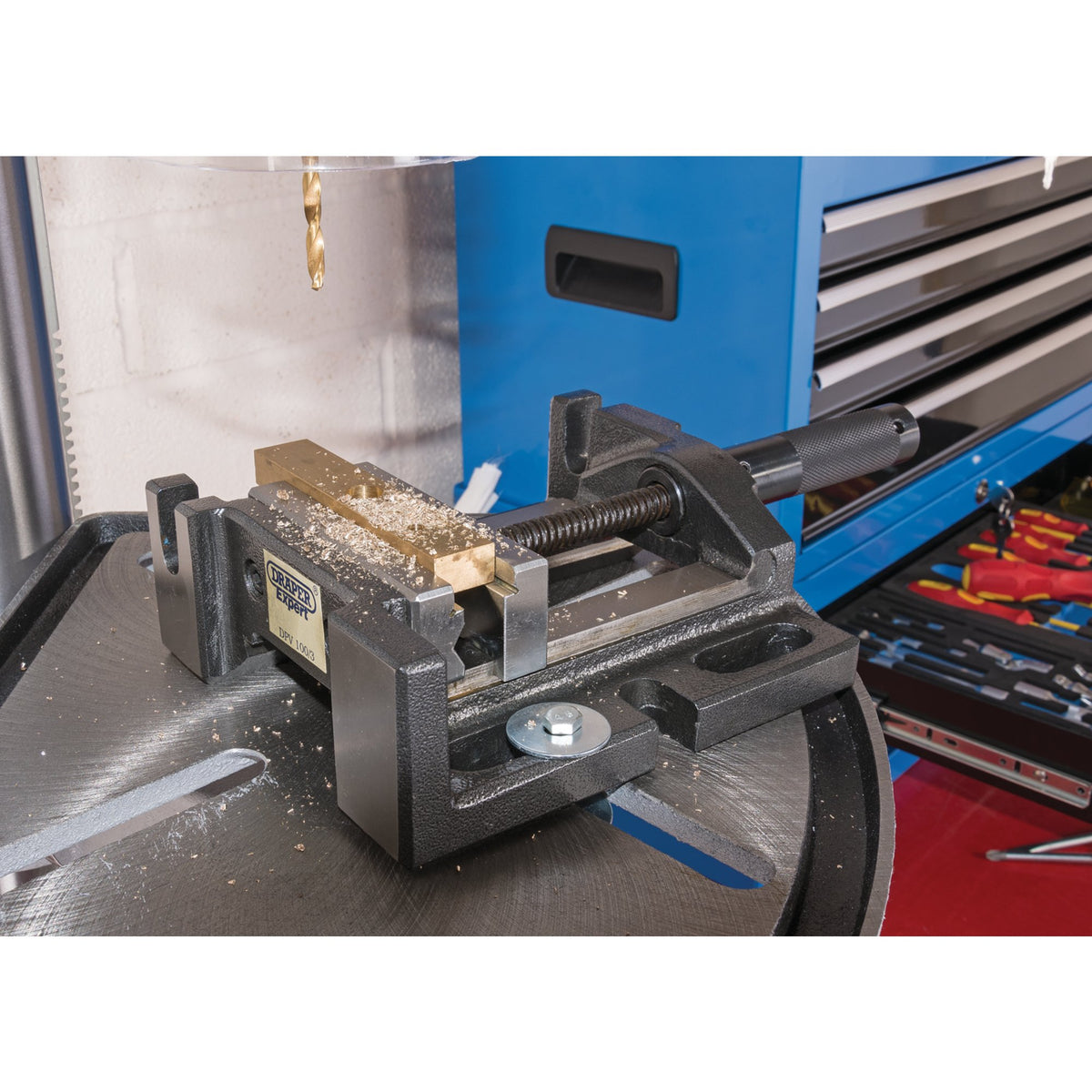 DRAPER Expert 100mm 3 Way Drill Press Vice: Model No.DPV100/3