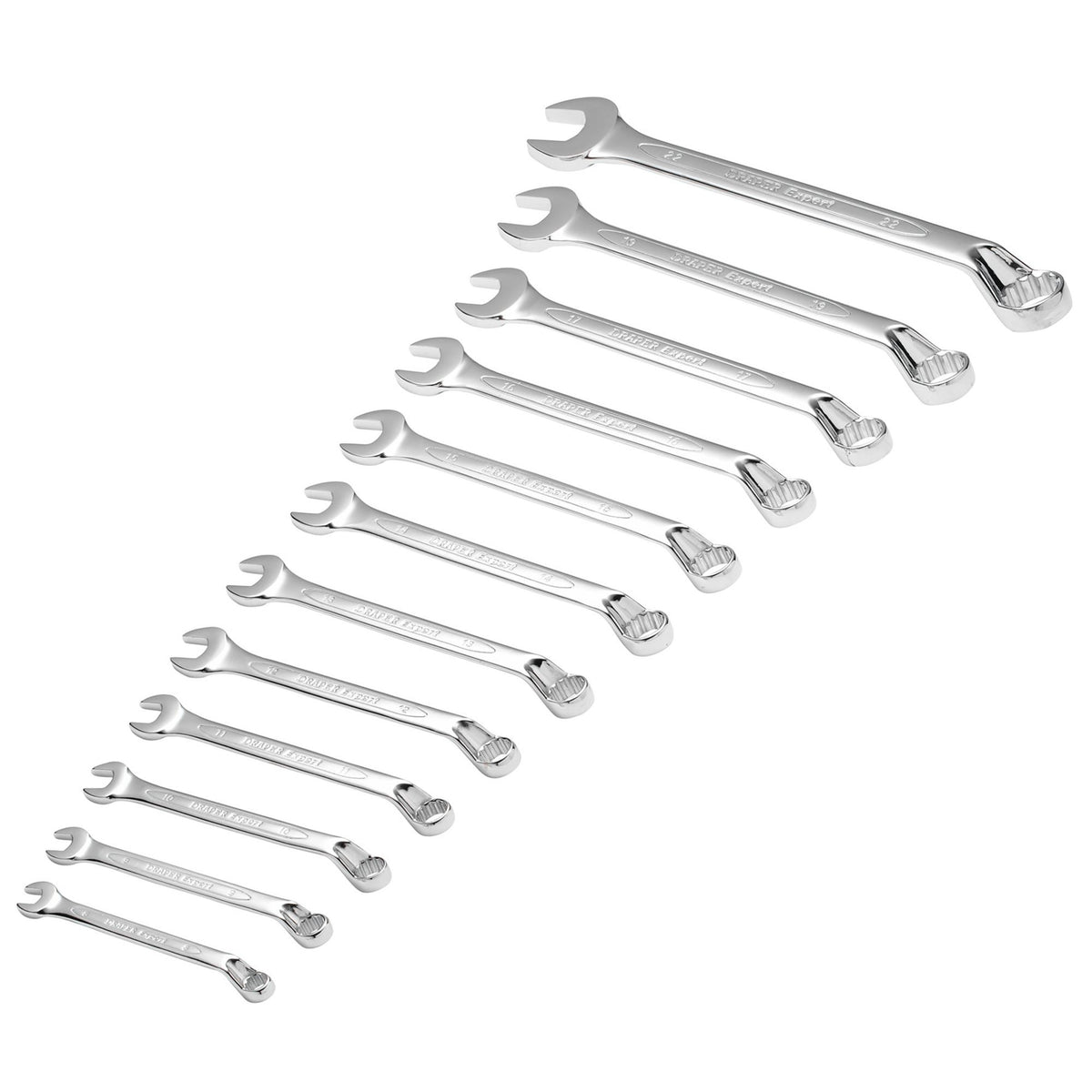 DRAPER Expert 12 Piece Hi-Torq ; Metric Combination Spanner Set: Model No.8224/12/MM