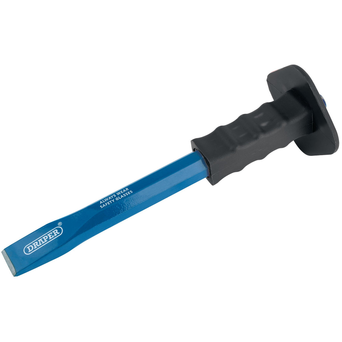 DRAPER Octagonal Shank Cold Chisel with Hand Guard (25 x 300mm): Model No. BD5G/AP