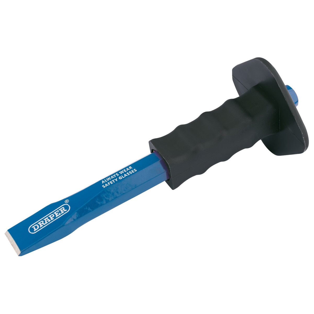 DRAPER Octagonal Shank Cold Chisel with Hand Guard (25 x 250mm): Model No. BD5G/AP