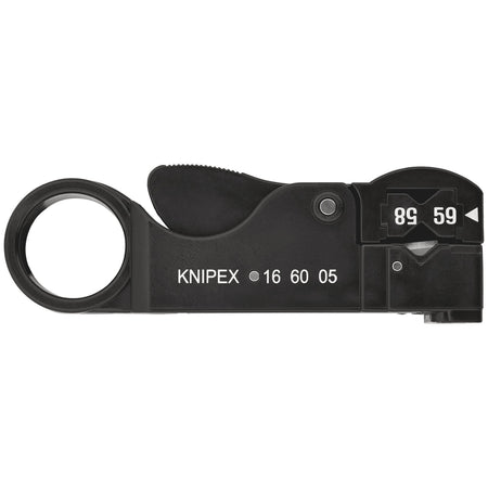 Knipex 4 - 10mm Adjustable Co-Axial Stripping Tool : Model No.16 60 05SB