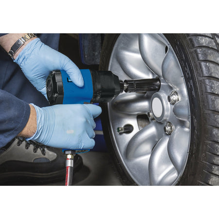 DRAPER Storm Force Air Impact Wrench with Composite Body (1/2in. Square Drive): Model No.SFAI12