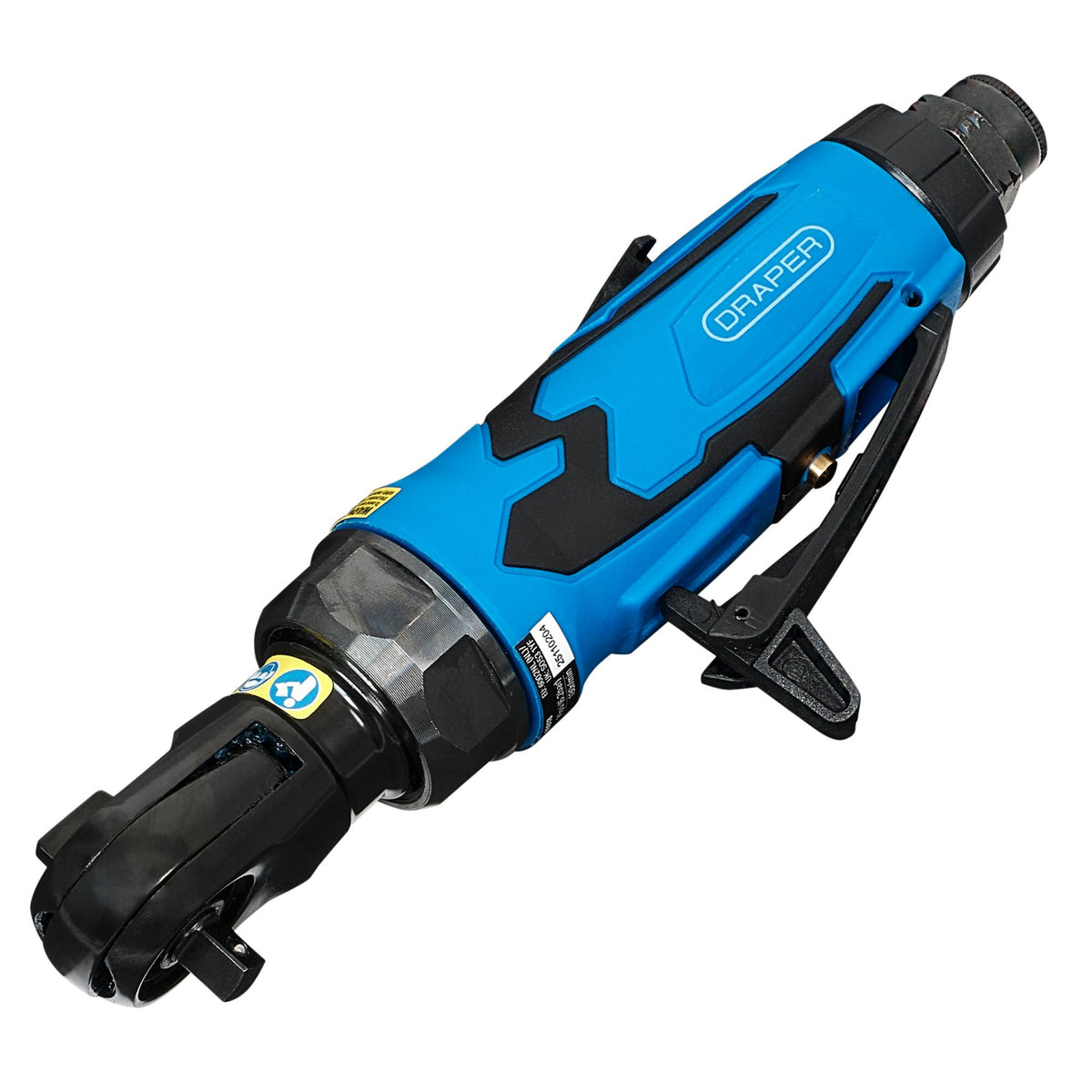 DRAPER Storm Force Stubby Air Ratchet (1/4in. Square Drive): Model No.SFMAR14