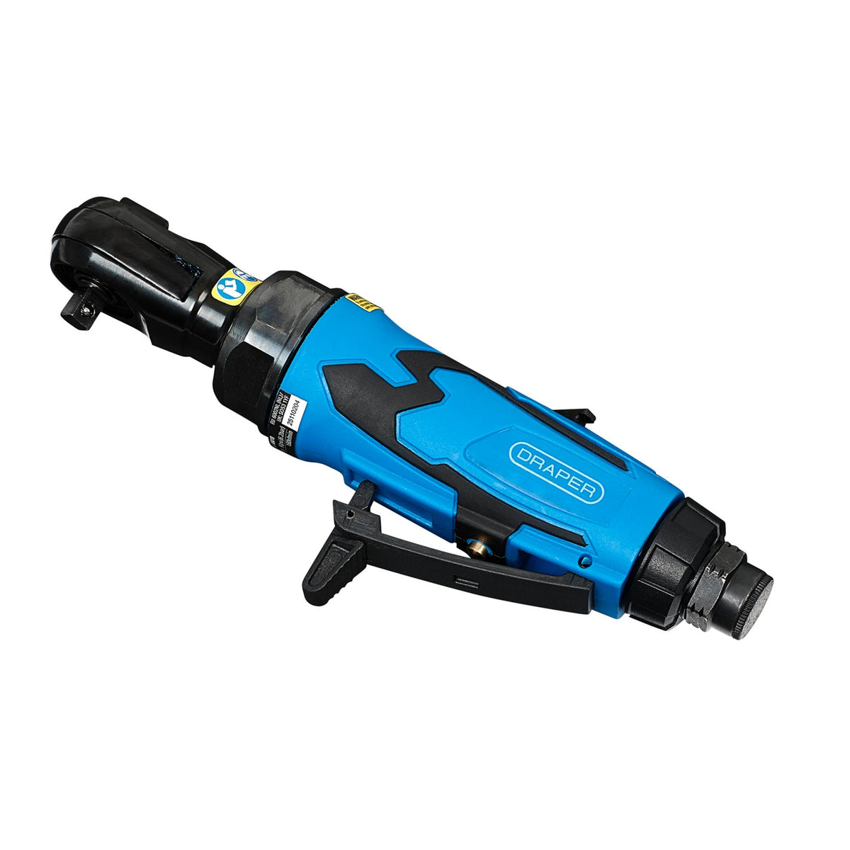 DRAPER Storm Force Stubby Air Ratchet (1/4in. Square Drive): Model No.SFMAR14