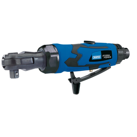 DRAPER Storm Force Stubby Air Ratchet (3/8in. Square Drive): Model No.SFMAR38