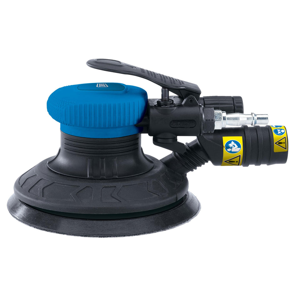 DRAPER Storm Force Composite 150mm Dual Action Air Sander: Model No.SFAS150