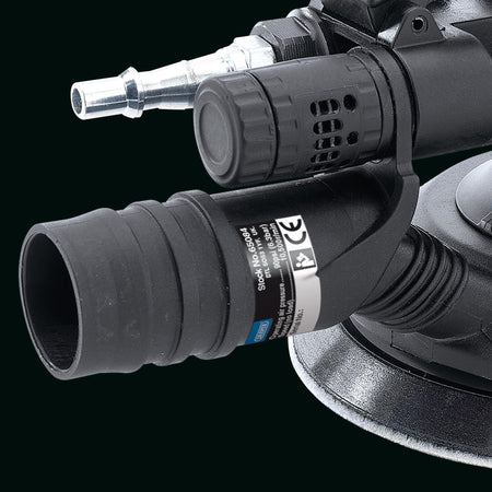 DRAPER Storm Force Composite 150mm Dual Action Air Sander: Model No.SFAS150