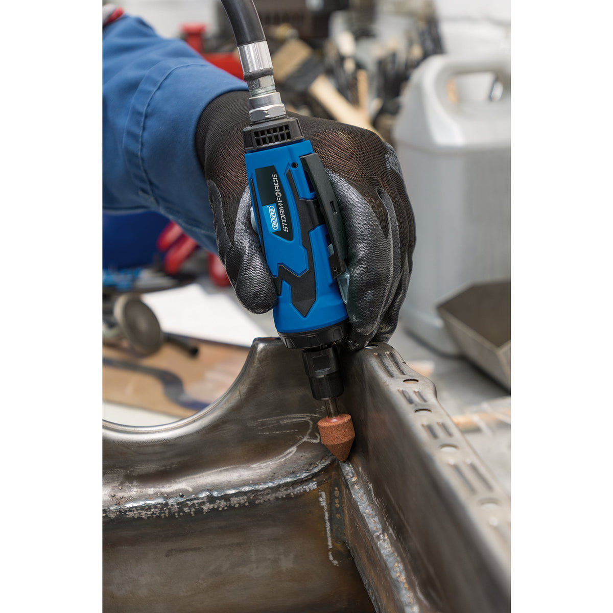DRAPER Storm Force Composite Straight Mini Air Die Grinder (6mm): Model No.SFAG