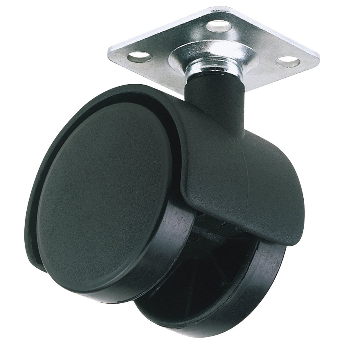 DRAPER 40mm Dia. Twin Nylon Castor - S.W.L 25Kg: Model No.60140P