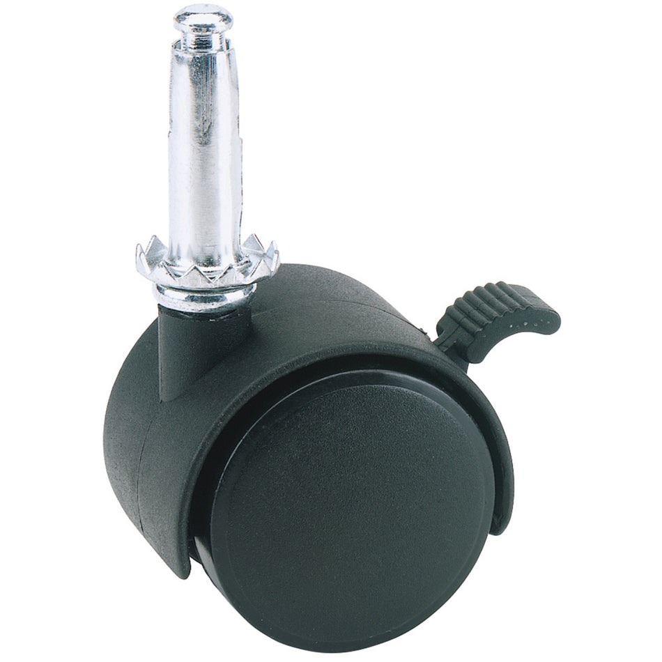 DRAPER 40mm Dia. Nylon Castor with Brake - S.W.L 25Kg: Model No.60140LB