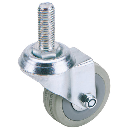 DRAPER 50mm Dia. Swivel Bolt Fixing Rubber Castor - S.W.L 50Kg: Model No.60250B