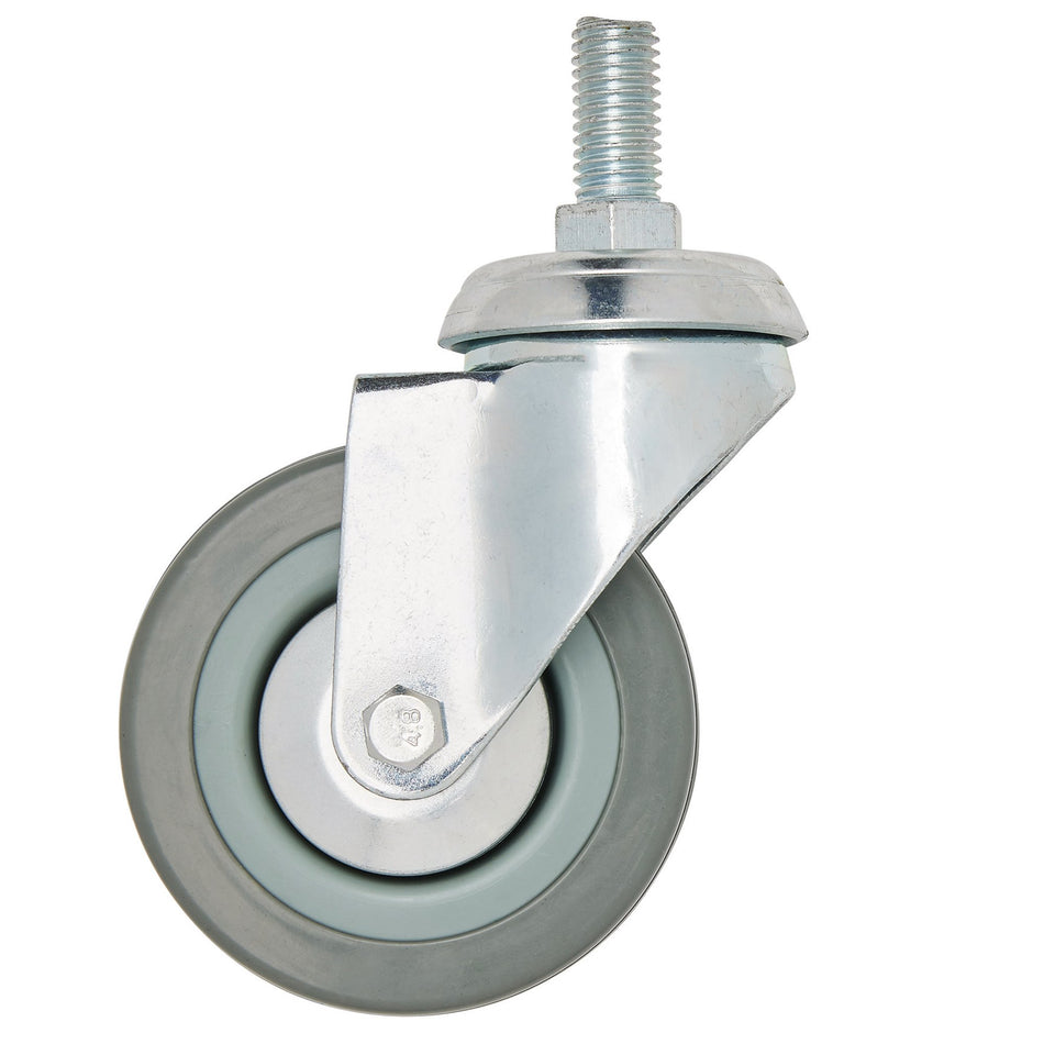 DRAPER 75mm Dia. Swivel Bolt Fixing Rubber Castor - S.W.L 70Kg: Model No.60275B