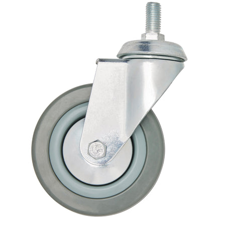 DRAPER 100mm Dia. Swivel Bolt Fixing Rubber Castor - S.W.L 80Kg: Model No.602100B