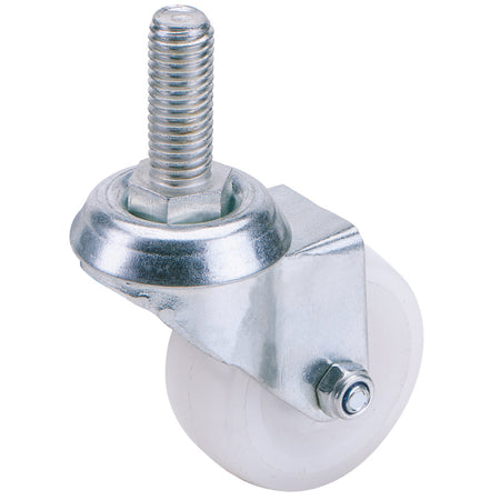 DRAPER 50mm Dia. Swivel Bolt Fixing Nylon Wheel - S.W.L. 50Kg: Model No.60450B