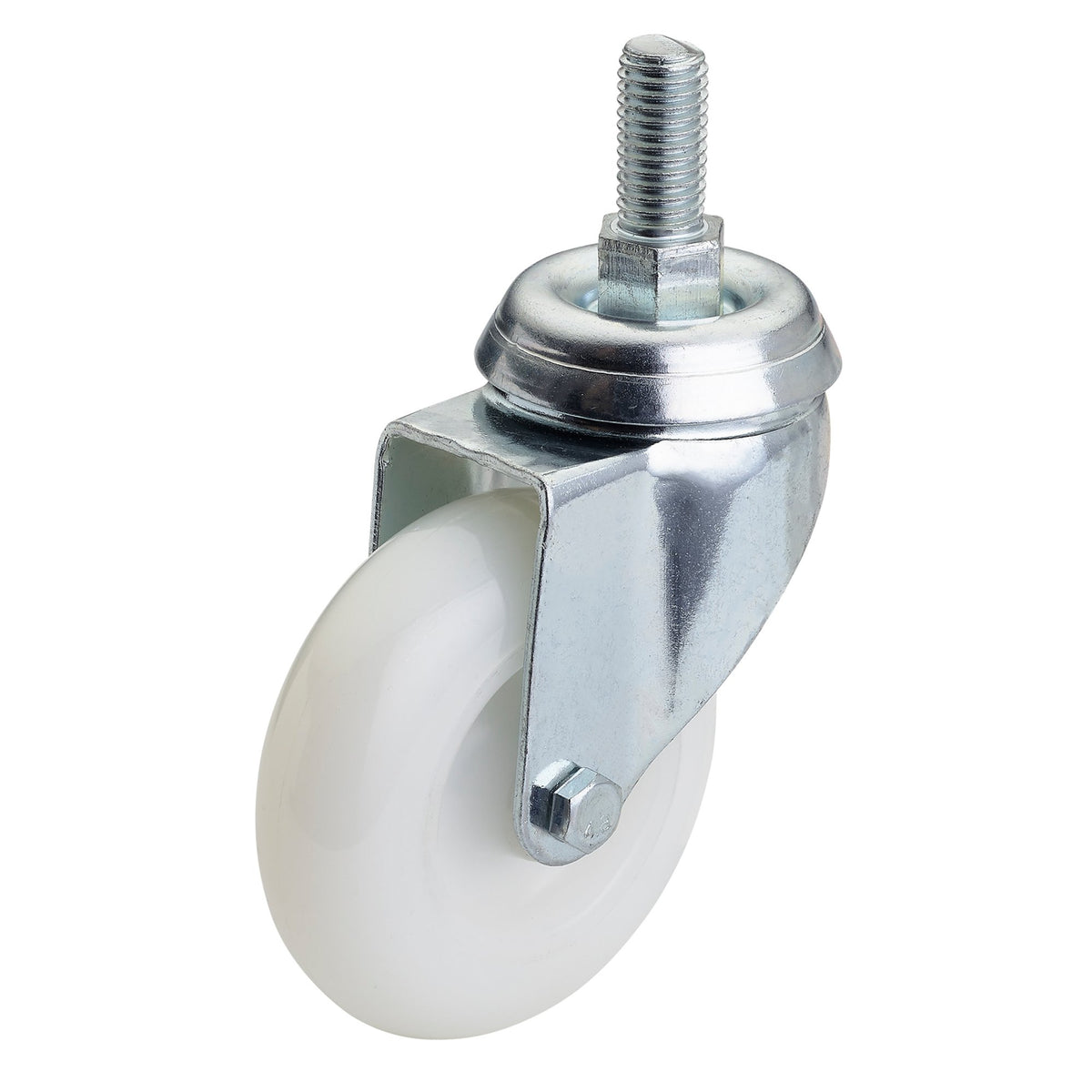 DRAPER 75mm Dia. Swivel Bolt Fixing Nylon Wheel - S.W.L. 70Kg: Model No.60475B