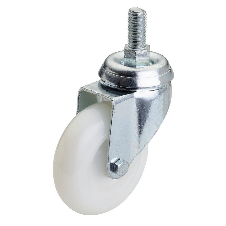 DRAPER 75mm Dia. Swivel Bolt Fixing Nylon Wheel - S.W.L. 70Kg: Model No.60475B