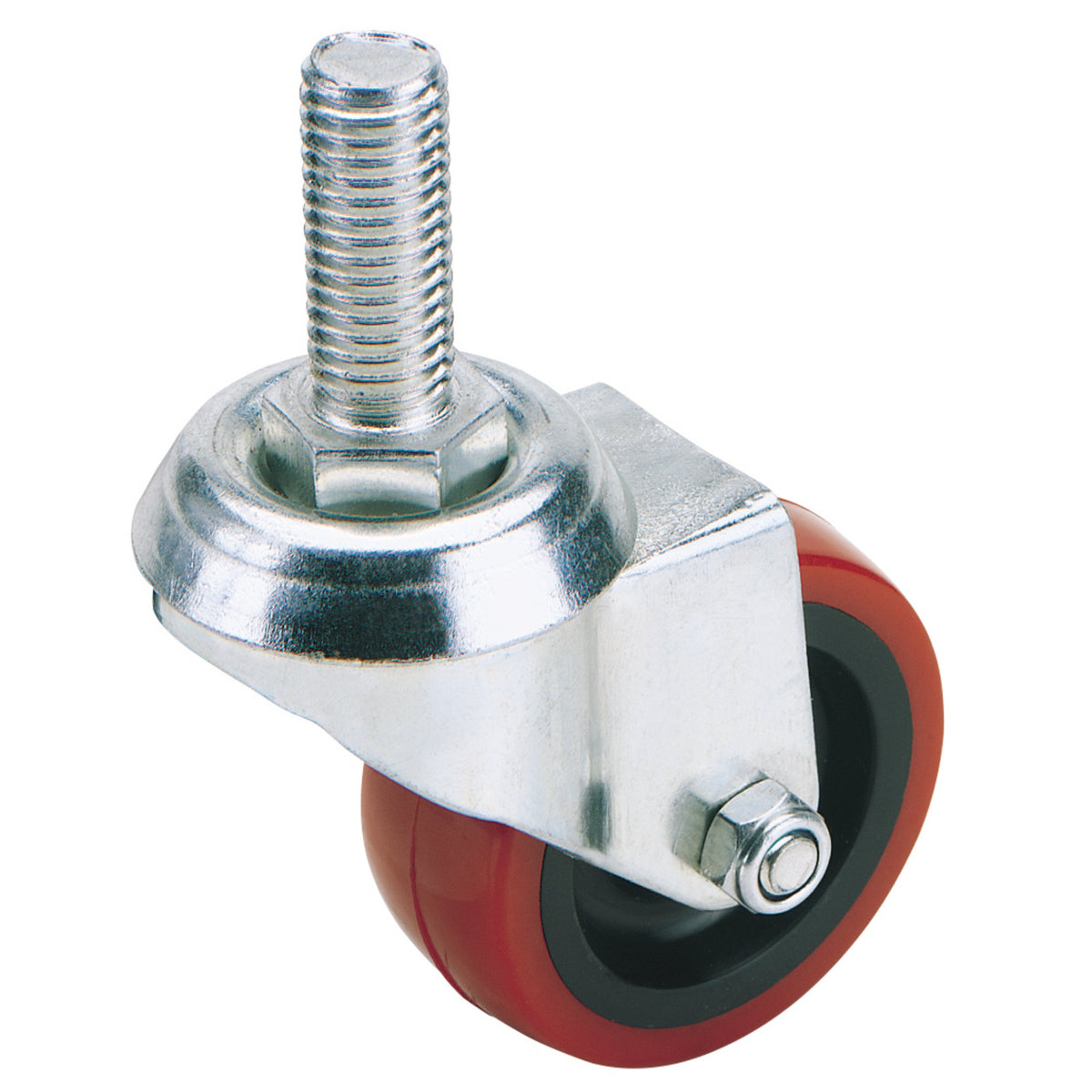 DRAPER 50mm Dia. Swivel Bolt Fixing Polyurethane Wheel - S.W.L. 50Kg: Model No.60550B