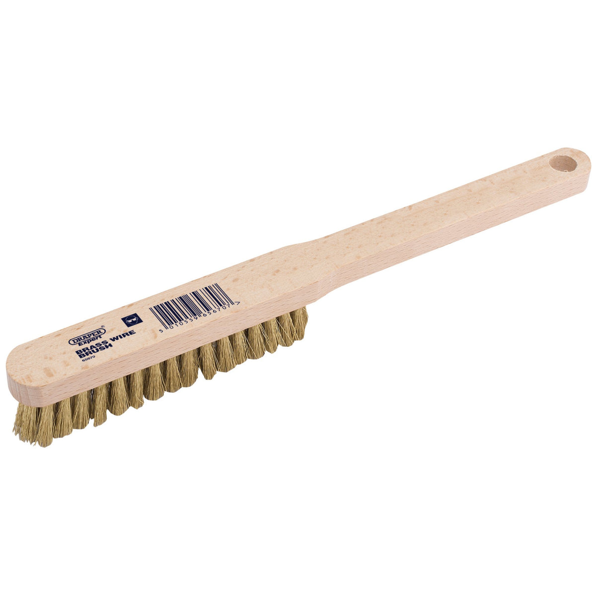 DRAPER Expert 225mm Brass Fill Wire Hand Brush: Model No.4860