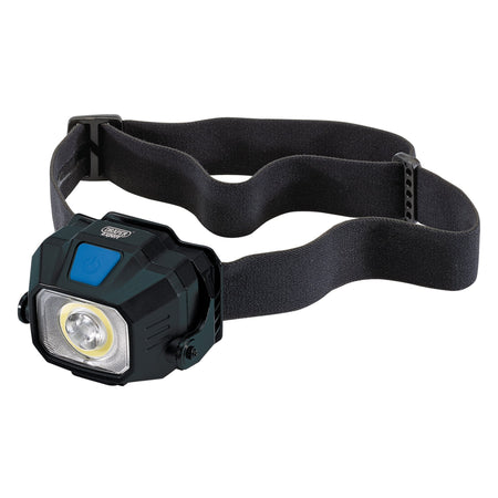 COB/SMD LED Wireless/USB Rechargeable Head Torch, 6W, 400 Lumens, USB-C Cable Supplied: Model No. WL/HT400