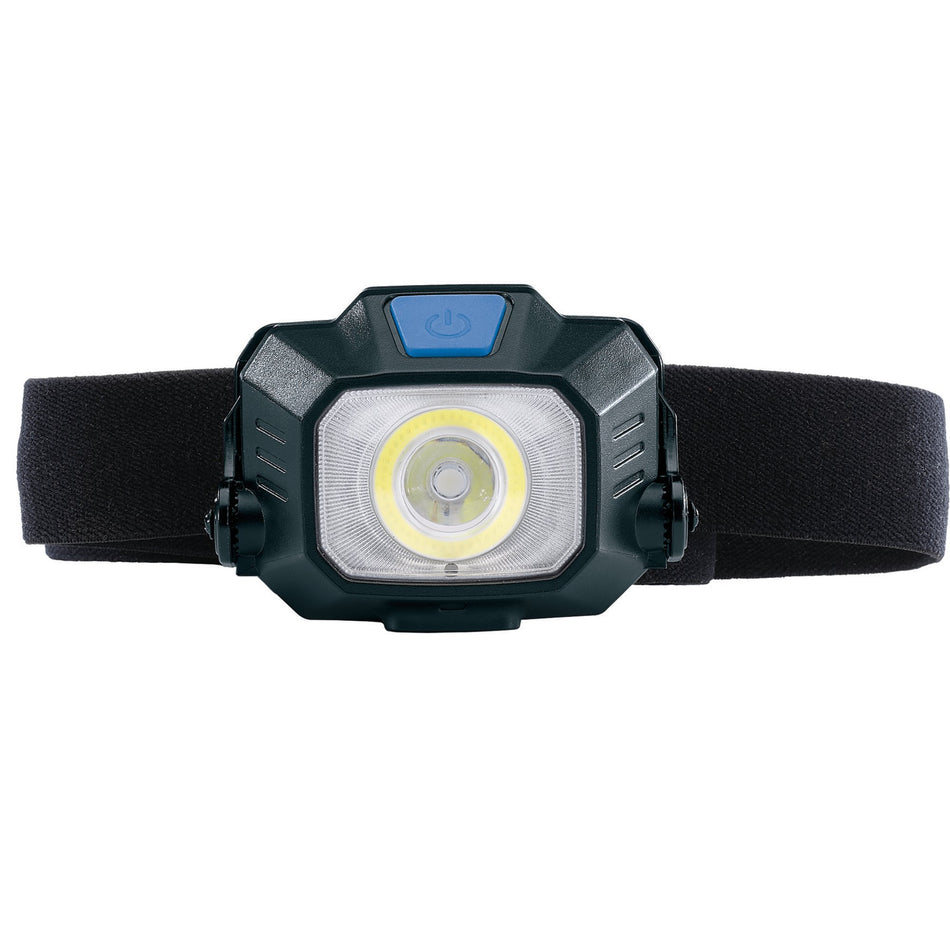 COB/SMD LED Wireless/USB Rechargeable Head Torch, 6W, 400 Lumens, USB-C Cable Supplied: Model No. WL/HT400
