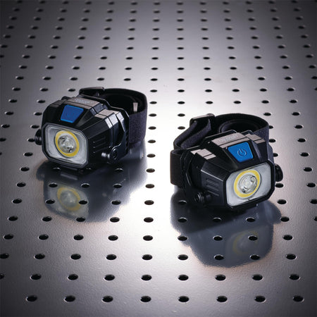 COB/SMD LED Wireless/USB Rechargeable Head Torch, 6W, 400 Lumens, USB-C Cable Supplied: Model No. WL/HT400