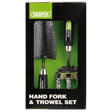 DRAPER 2 Piece Carbon Steel Heavy Duty Hand Fork and Trowel Set: Model No.GCFT2