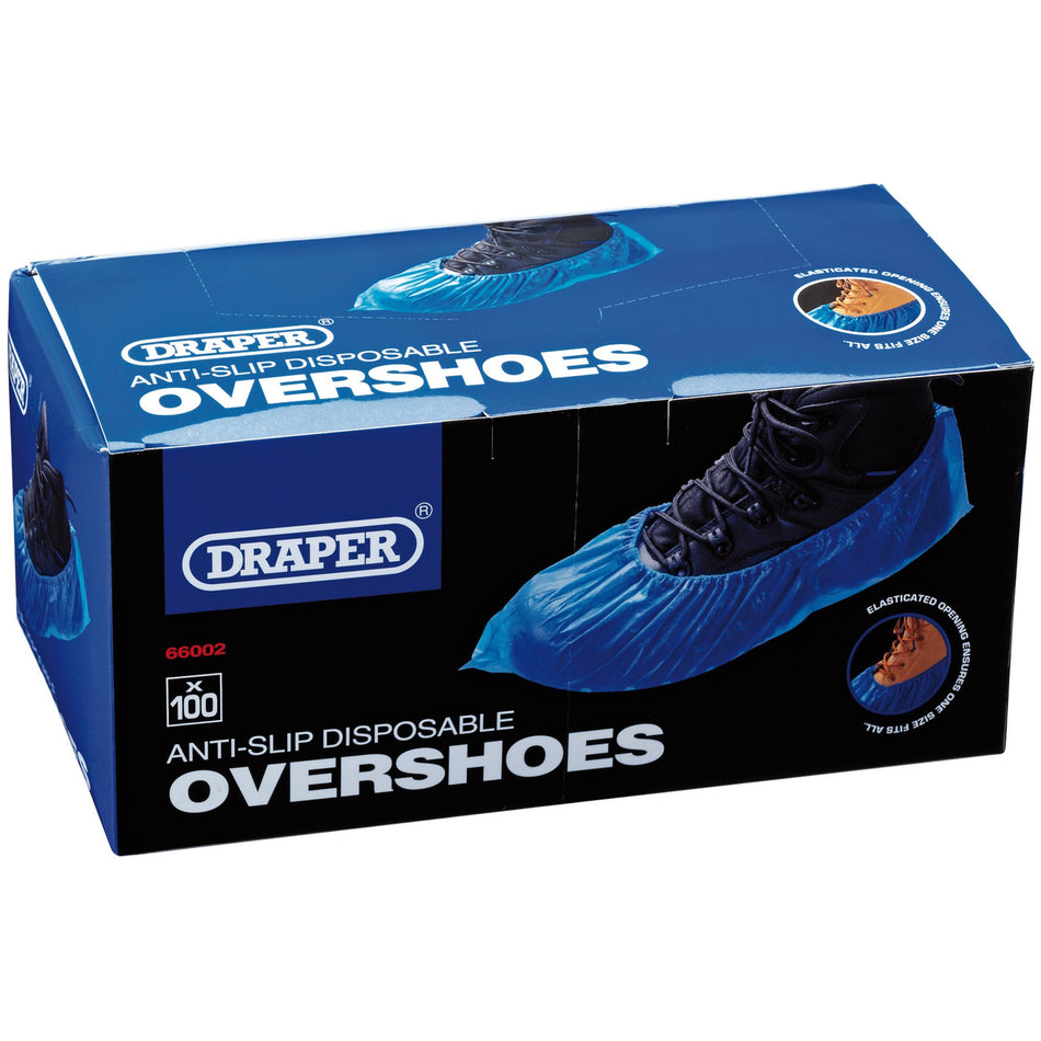 Disposable Overshoe Covers (Box of 100): Model No. OS100/B
