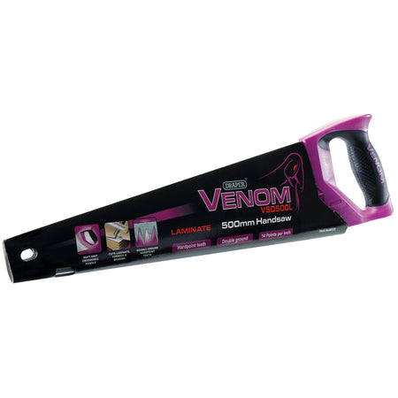 Draper Venom Double Ground Laminate Saw: Model No.870-1ZIVSD500L