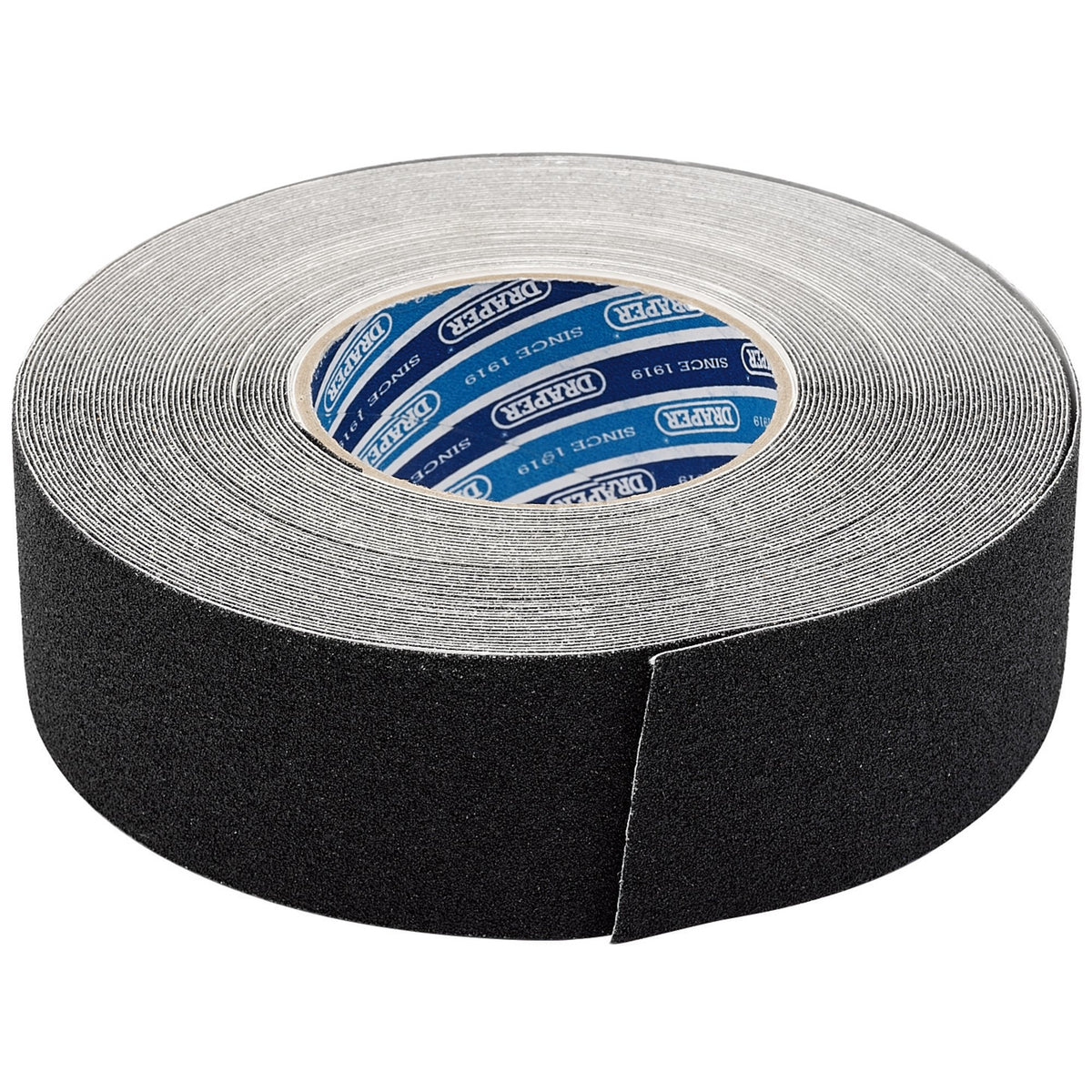 DRAPER 18M x 50mm Black Heavy Duty Safety Grip Tape Roll: Model No.TP-S/GRIP