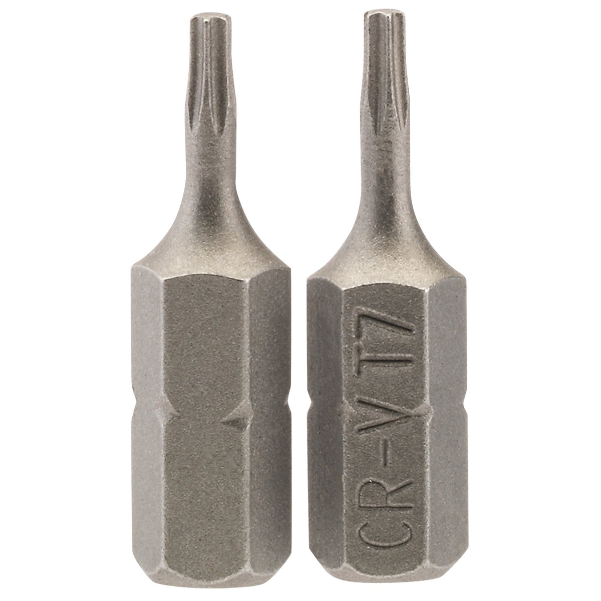 T7 1/4" Hex. Draper TX-STAR Insert Bit 25mm Long x 2: Model No. 25TX/2/B