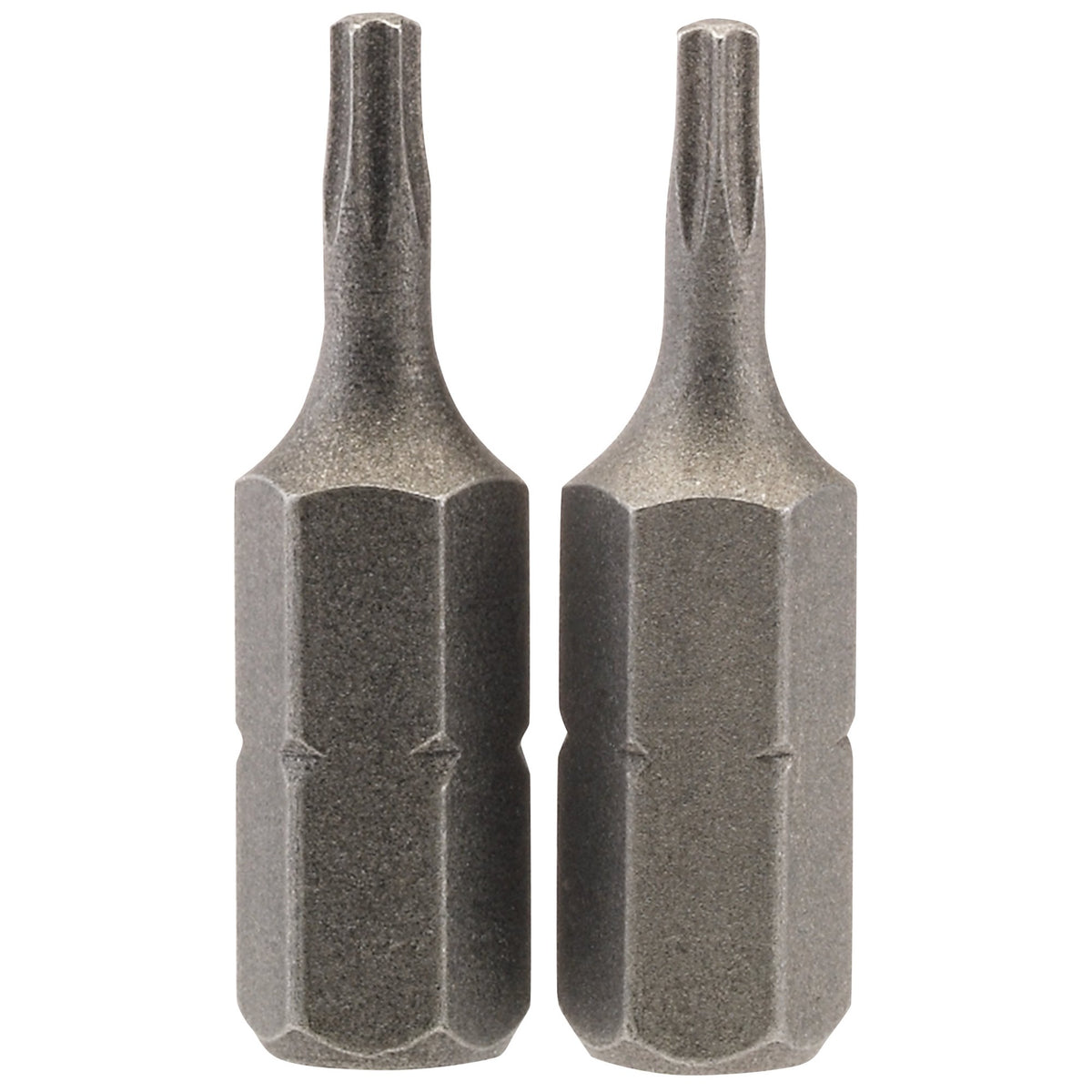 T8 1/4" Hex. Draper TX-STAR Insert Bit 25mm Long x 2: Model No. 25TX/2/B