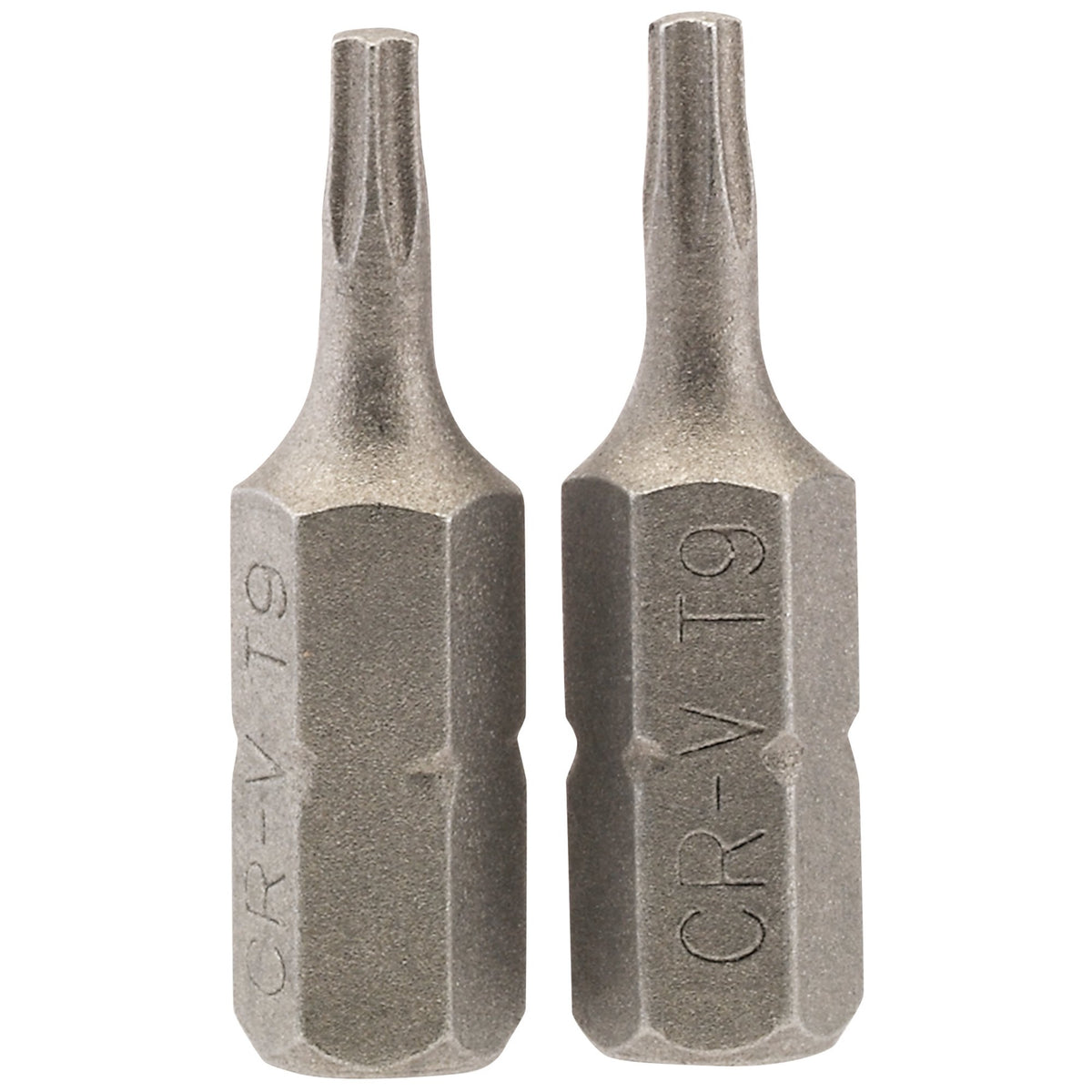 T9 1/4" Hex. Draper TX-STAR Insert Bit 25mm Long x 2: Model No. 25TX/2/B