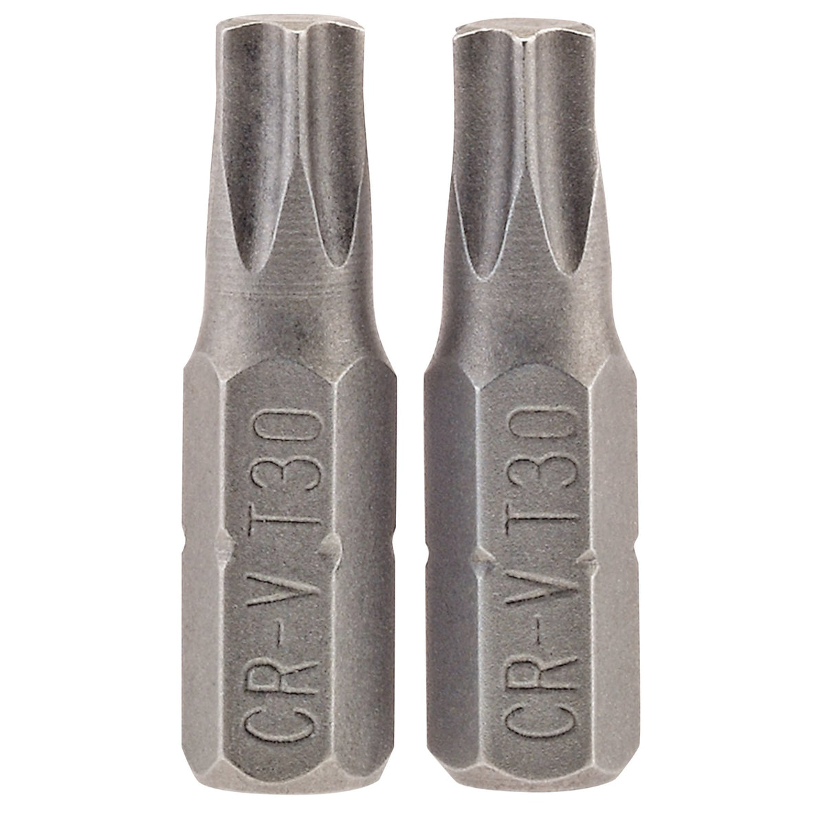 T30 1/4" Hex. Draper TX-STAR Insert Bit 25mm Long x 2: Model No. 25TX/2/B