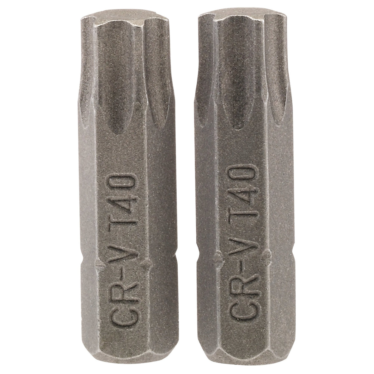 T40 1/4" Hex. Draper TX-STAR Insert Bit 25mm Long x 2: Model No. 25TX/2/B