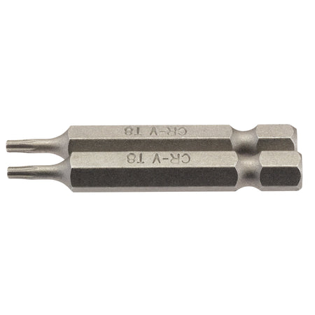 T8 1/4" Hex. Draper TX-STAR Insert Bit 50mm Long x 2: Model No. 50TX/2/B