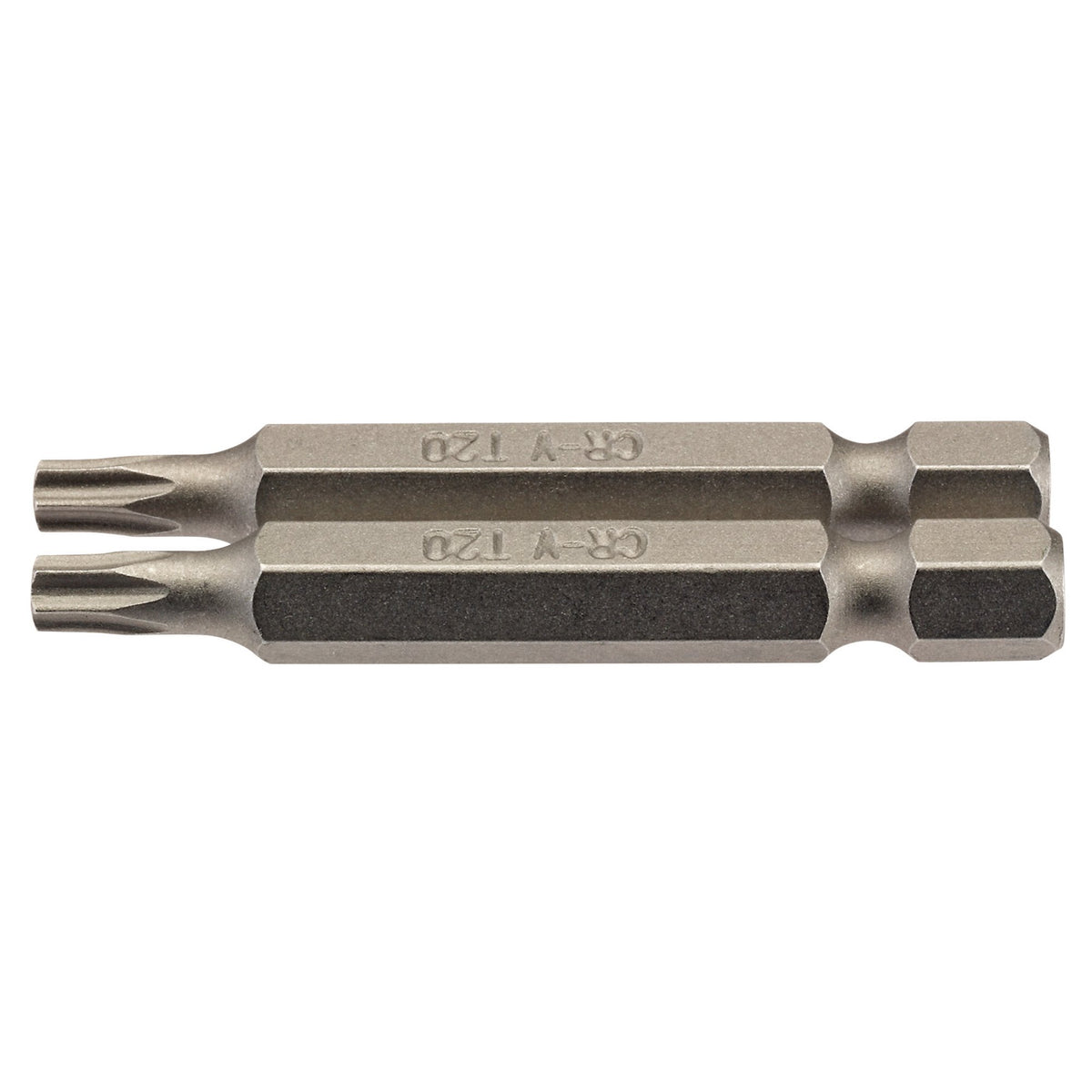 T20 1/4" Hex. Draper TX-STAR Insert Bit 50mm Long x 2: Model No. 50TX/2/B