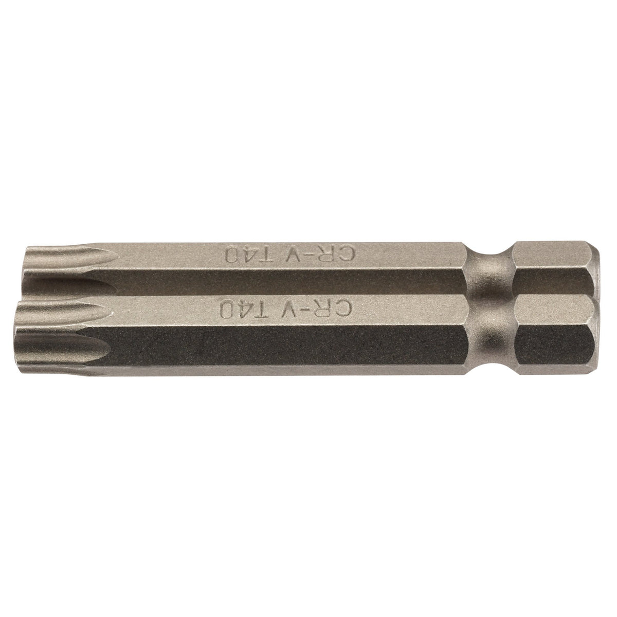T40 1/4" Hex. Draper TX-STAR Insert Bit 50mm Long x 2: Model No. 50TX/2/B