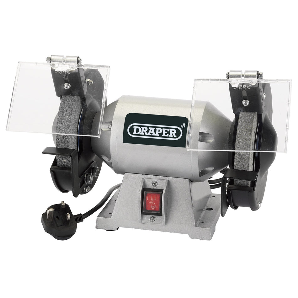 DRAPER 150mm 230V Bench Grinder: Model No.G150C