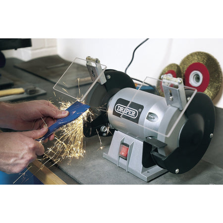 DRAPER 150mm 230V Bench Grinder: Model No.G150C