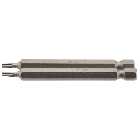 T8 1/4" Hex. Draper TX-STAR Insert Bit 75mm Long x 2: Model No. 75TX/2/B
